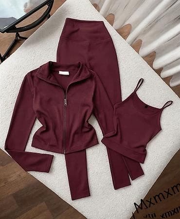 komplet odece: Ženski sportski komplet – 3 dela Gs - Sastav: prsluk-top na tanke — 2