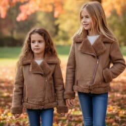 Swimwear: 🤎 Topla i moderna 🤎 Predivna braon jakna od velura, iznutra — 1