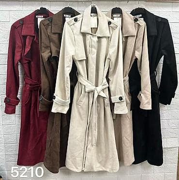 tn models: Fa, Ženski trench kaput – model 5210 - Kroj: klasični midi trench sa — 4