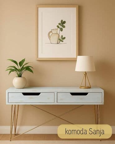 Wardrobes: Komoda “Sanja” - Elegantna konzolna komoda sa dve fioke - Gornja — 1