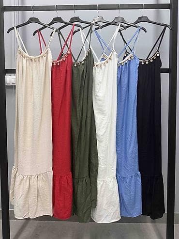 stradivarius haljine: Letnja maxi haljina na bretele sa ukrasnim školjkicama
2200 din
S M L — 7