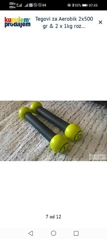 sat na navijanje: Tegovi za aerobik – setovi - Zumba sticks (par): specijalni — 3