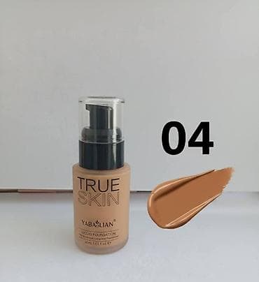 krema za opekotine od sunca: YABAILIAN TRUE SKIN Liquid Foundation – tečni puder sa visokom — 4