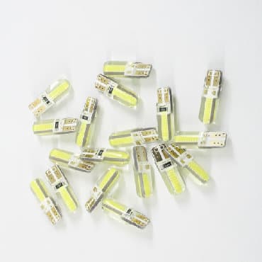 extreme off road gume: Led sijalica T10 SMD Plava, Zelena Roza Silikonska. 12v Sve sto — 7