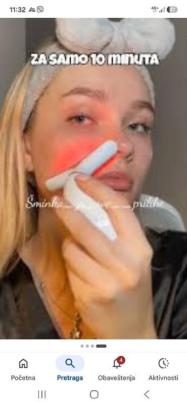 ugg cizme sa platformom: 3u1 LED masažer za lice i vrat - Multifunkcionalni uređaj za negu — 2