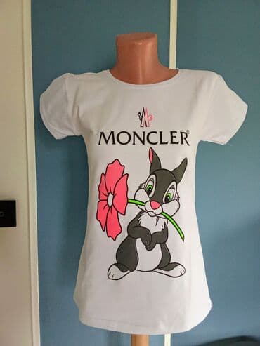 ženske pidžame c a: Moncler, XL (EU 42), Pamuk, bоја - Bela — 1