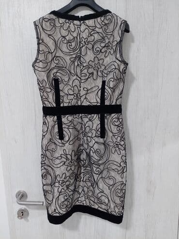 letnje pamucne haljine: Elegantna haljina sa cipkom velicina M/L — 2