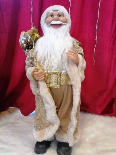 muzicki deda mraz: Deda-mraz 63cm - 4200din Baba-mrazica 60cm-4000din Muzicki deda-mraz — 12