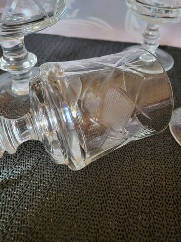 swarovski case za vino cena: Servis za vino,sa bokalom kristal,rucna gravura 1960g+. Servis za — 15