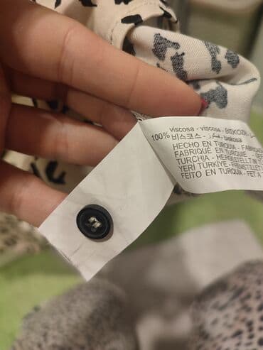 c a tunike: Zara, XS (EU 34), Viscose, Animal, color - Multicolored — 6
