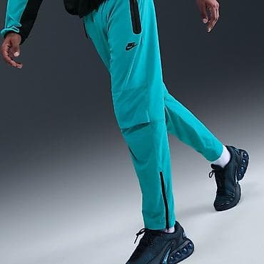 djubretarac muski: NIKE Tech Men's Woven Trousers - Dusty Cactus/Black vel. S NOVO HM — 1