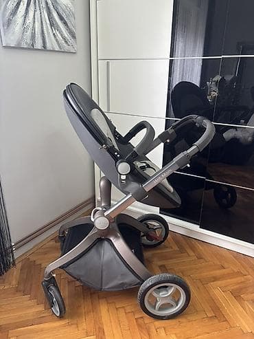 veličina 86 za bebe: Kolica za bebe Hot Mom 2 u 1 – siva - Modularni sistem: korpa (nosač — 4