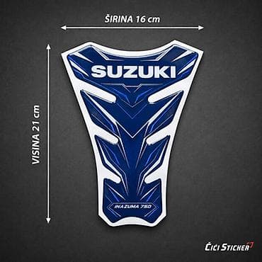 wir neu 2: Suzuki Inazuma 750 3D Tank Pad – Zaštita Rezervoara - 2820 Suzuki — 1