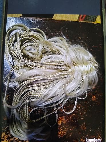 perike niš: Prodajem kosu na šnali, sa mnoštvom pletenica,gustih,prelepa boja — 5