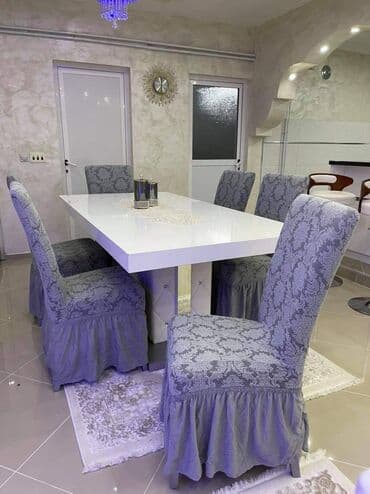 PREKRIVAČI ZA STOLICE-6 komada cena 3400 dinara. Odgovara za bilo koje na lalafo.rs PREKRIVAČI ZA STOLICE-6 komada cena 3400 dinara. Odgovara za bilo koje