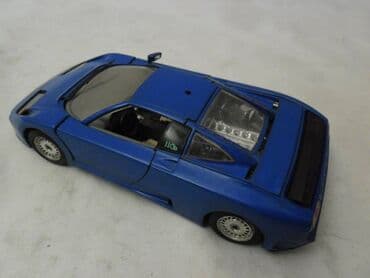 sat na navijanje: Burago Bugati, Italy, 1/ 24.fali l.retrovizor,rotacija i stakla — 3
