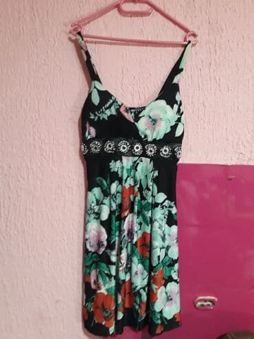 karirane haljine za devojcice: 9Fashion Woman M (EU 38), bоја - Crna, Večernji, maturski, Na bretele — 5