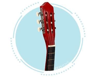 bicikli za decu od 4 godine: Velika klasična drvena gitara za decu sa 6 žica – ECOTOYS Šifra — 6