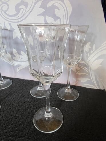 swarovski kristali cena: Case za vino Luminarc Francuska iz 80ih. Case za vino bez ostecenja — 11