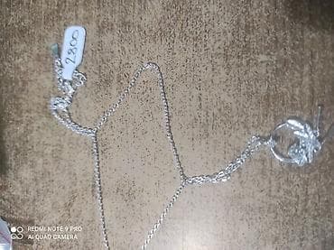 prodaja satova sombor: Srebrna ogrlica sa priveskom - Materijal: sjajna srebrna legura — 1