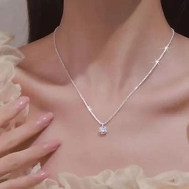 air force dior cena: Elegantna ogrlica sa sjajnim priveškom - Materijal: nerđajući čelik — 6