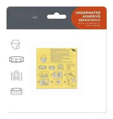 Bazeni i oprema: Karakteristika Vrsta proizvoda : Zakrpa za bazeneMaterijal : PVCTežina — 4