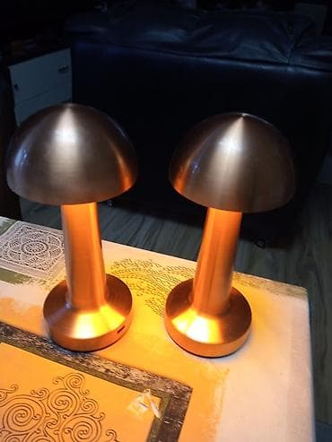 Ostali stilski nameštaj: Set od 2 bežične stočne lampe – bakarni efekat - Dizajn — 3