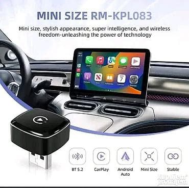 rashlađivanje vodenom maglom: 2-u-1 mini bežični adapter za CarPlay i Android Auto (model RM-KPL083) — 4
