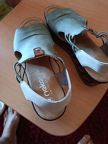 sandale sa punom petom: Rieker Antistress ženske sandale na punu platformu - Brend: Rieker — 4