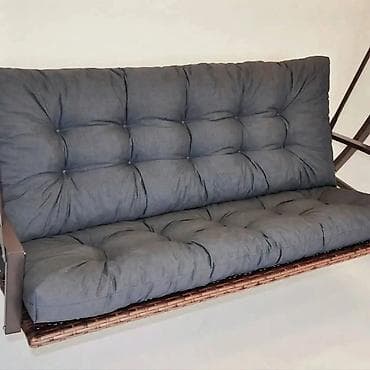 Jastuci: Jastuci za dvorišnu ljuljašku – trosed - Udobni, debeli jastuci sa — 5