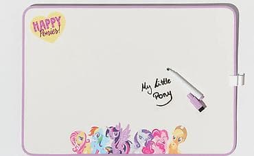 fisher price tablet sveznalica: Suva bela tabla sa motivom My Little Pony – idealna za dečiju sobu ili — 1