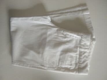 zara pantalone visoki struk: 110-116, color - White — 9