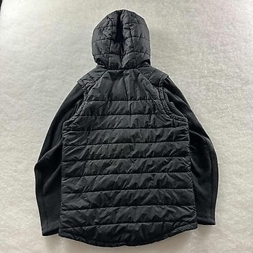 zara men jackets: Nike muška jakna s kapuljačom – crna - Model: lagano postavljena — 7