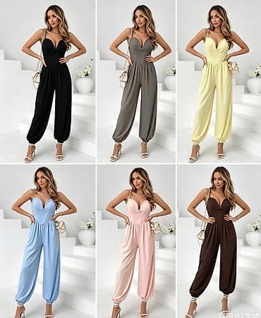 ✅Ženski elegantni kombinezon sa korpama i tankim bretelama
✅2600 din