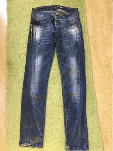 postavljene pantalone: Jeans, Straight — 1