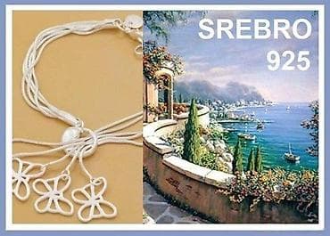 žad nakit: Srebrna narukvica 925 - Materijal: pravo srebro 925 (oznaka “SREBRO — 2