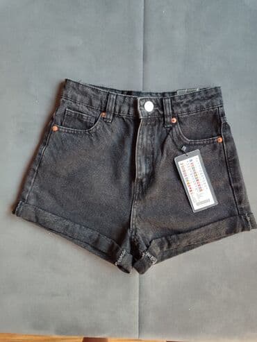 pantalone versace: XS (EU 34), Teksas, bоја - Crna, Jednobojni — 1