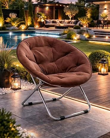 Stolovi: Sklopiva stolica, atraktivnog dizajna u obliku gnezda. -Stolica  je — 1