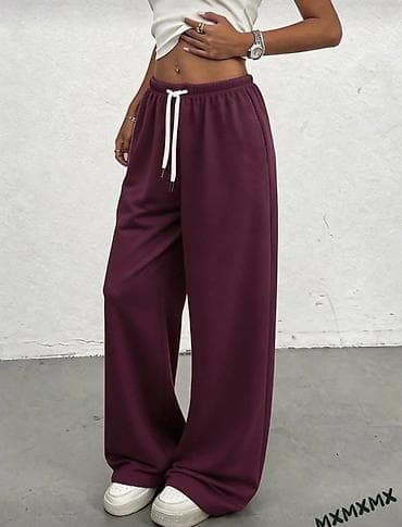 Donji deo: Ženske široke trenerke – više boja - Kroj: široke nogavice — 4