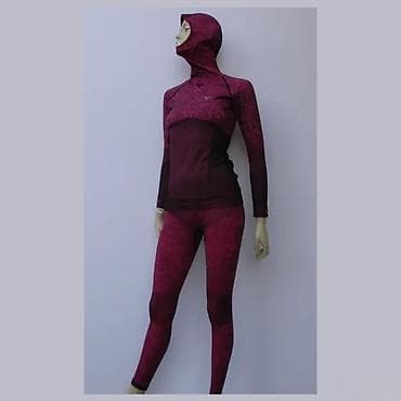 kupujem prodajem helanke: Ženski termo komplet koji uključuje gornji deo sa kapuljačom i duge — 1