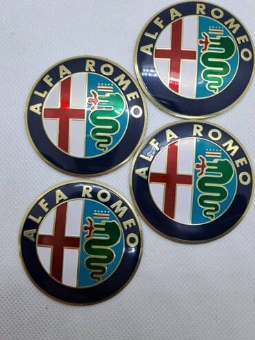 teretne gume 13 c: ALFA ROMEO-plastificirane nalepnice za felne-4 komada ALFA ROMEO - — 2