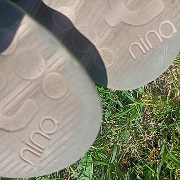 gumene sandalice za vodu: Dečije sandale Nina – roze/sjajne - Brend: Nina (logo utisnut na — 2