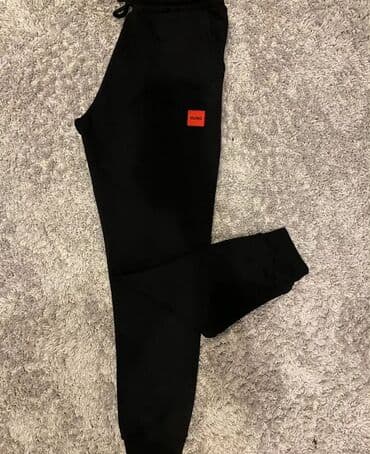 muska zimska jakna sa krznom: Sweatpants, XL (EU 54), Hugo Boss, color - Black, Cotton — 1
