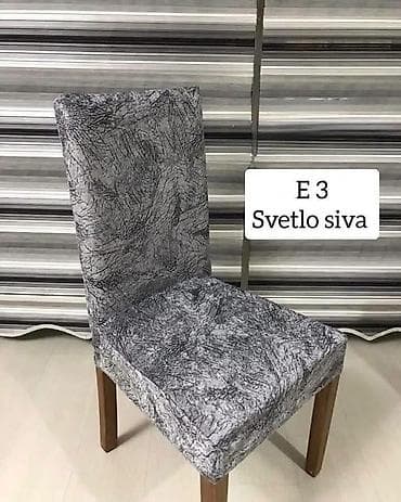 drvena vitrina: Plišane navlake za stolice set 6 komada 1600 dinara — 4