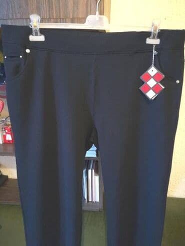 debele helanke za zimu: 6XL (EU 52), Normalan struk, Ravne nogavice — 2