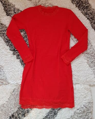 midi haljine h m: M (EU 38), New, color - Red — 1
