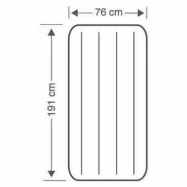 ormari za sobu polovni: 64756 Intex Dura-Beam Standard Classic Downy – Krevet na naduvavanje — 2