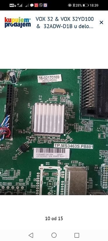 daljinski za tv sharp aquos: VOX 32” televizori – delovi Dostupni delovi za modele: - VOX 32YD100 — 10