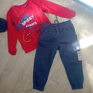 Kids' costumes: Komplet dečije garderobe – više kombinacija za dečake: 1) Dukserica — 2