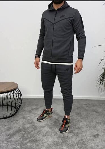 los angeles trenerka: Komplet, 2XL, Nike, bоја - Crvena, Pamuk — 4